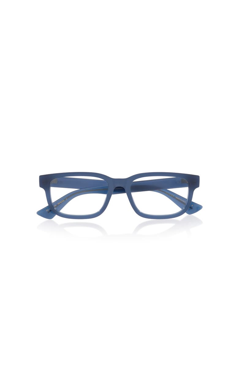 Gucci 53mm Round optical glasses, Alternate, color, Blue