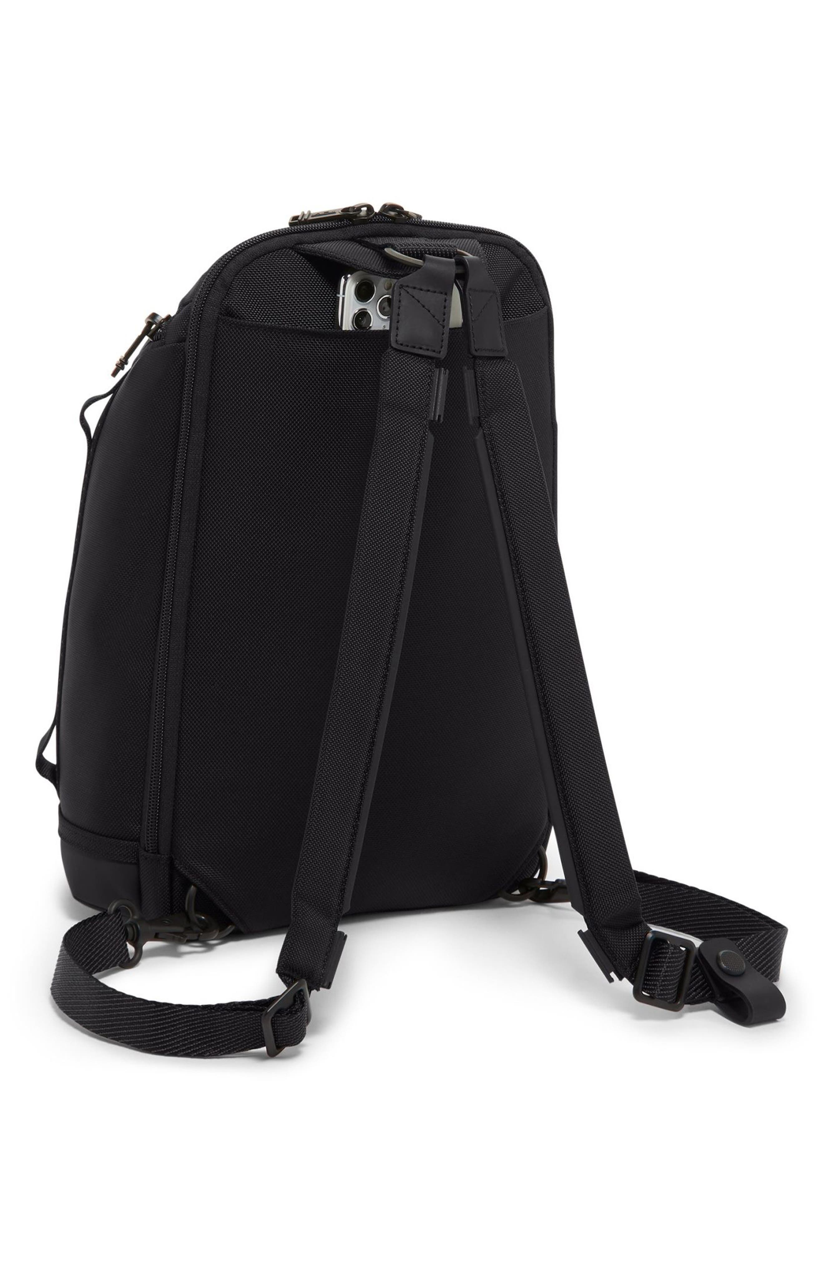 Knight Sling Bag, Alternate, color, BLACK
