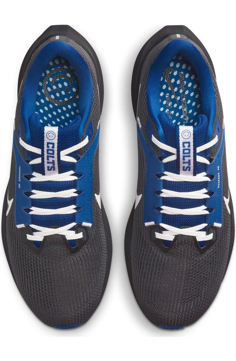 Nike Unisex Nike Anthracite Indianapolis Colts Zoom Pegasus 40 Running Shoe, Alternate, color, Anthracite