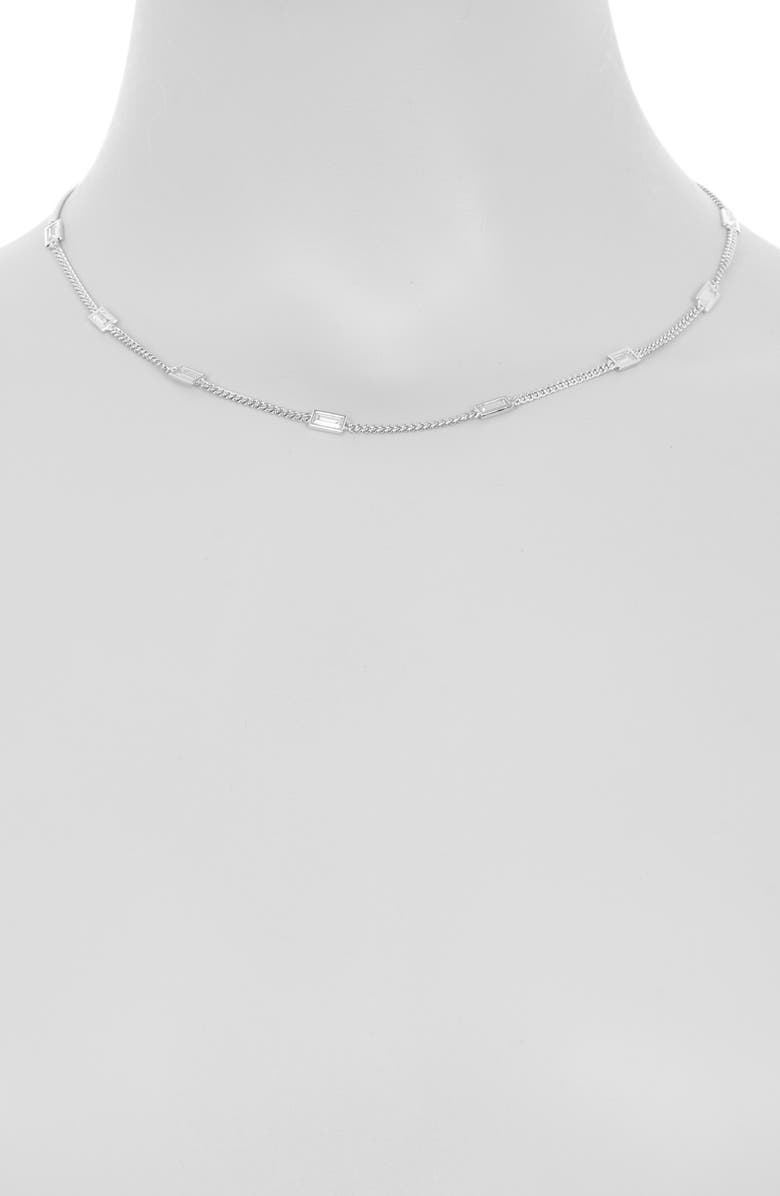 Nadri Elevate Cubic Zirconia Necklace, Alternate, color,