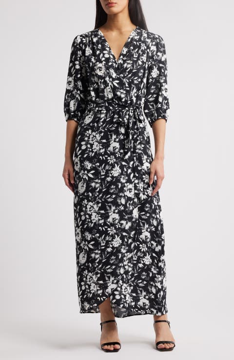 Connected Apparel☆可憐なフローラル柄ジャージーワンピース Women's Dresses | Connected Apparel