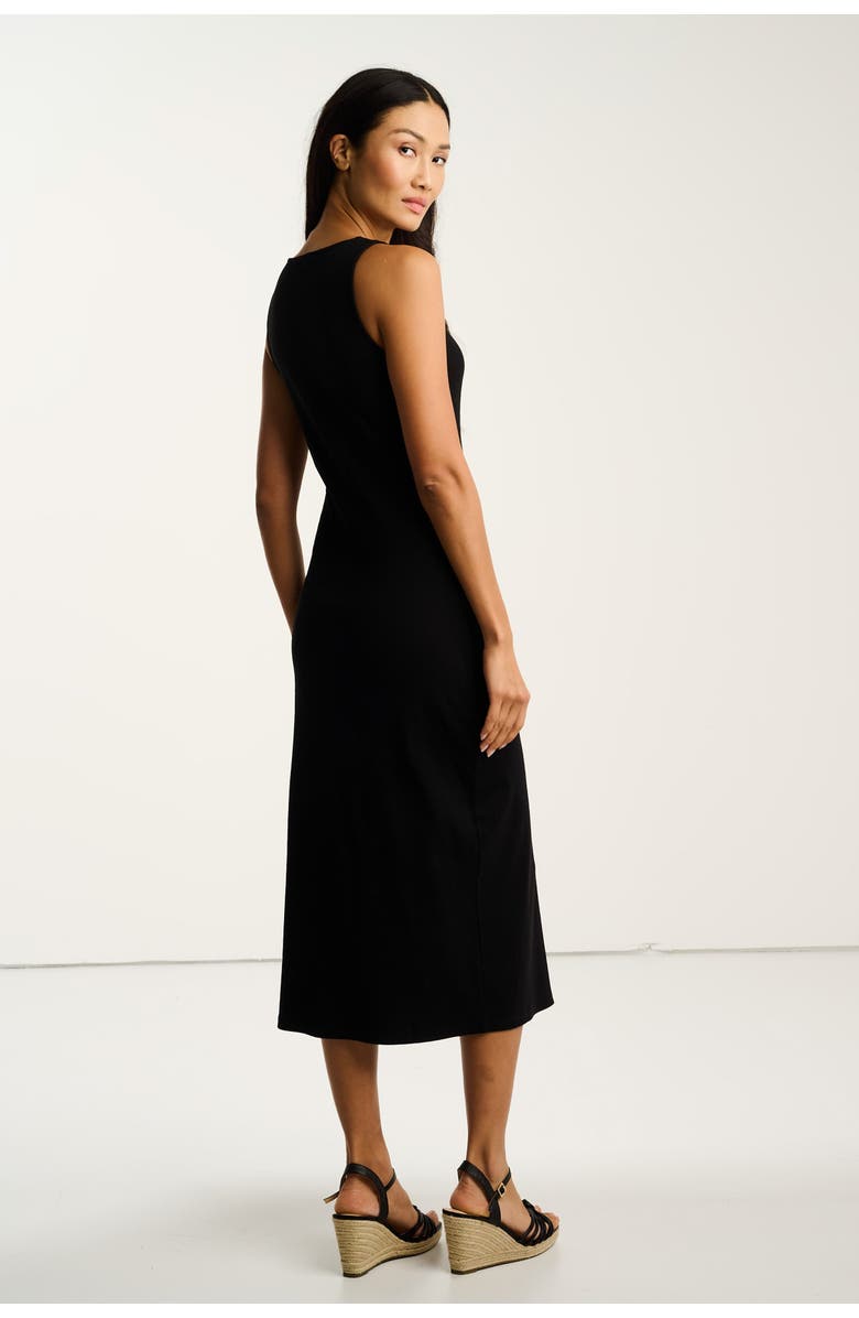 Lisa Todd Pure Pima Rib Dress, Alternate, color, Black