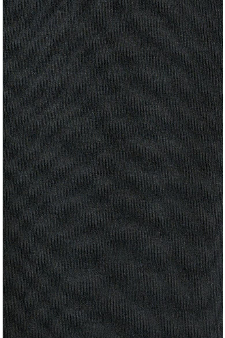 Ribbed Short Pajamas, Alternate, color, IMMERSED BLACK