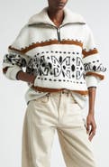 Isabel Marant Étoile Marner Half Zip Fleece Pullover