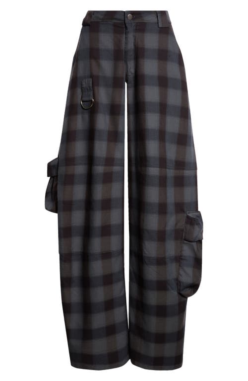 Collina Strada Wide Leg Cargo Pants In Multi