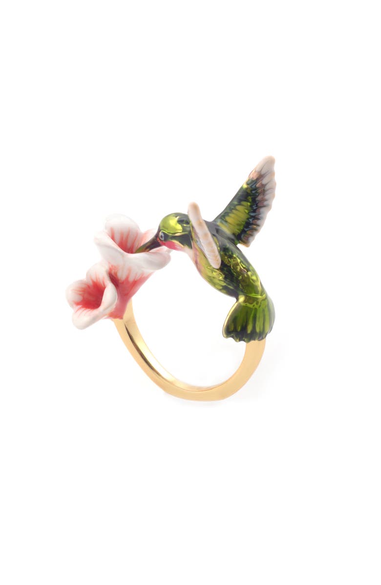 Bill Skinner Studio Hummingbird Ring, Main, color, Hummingbird