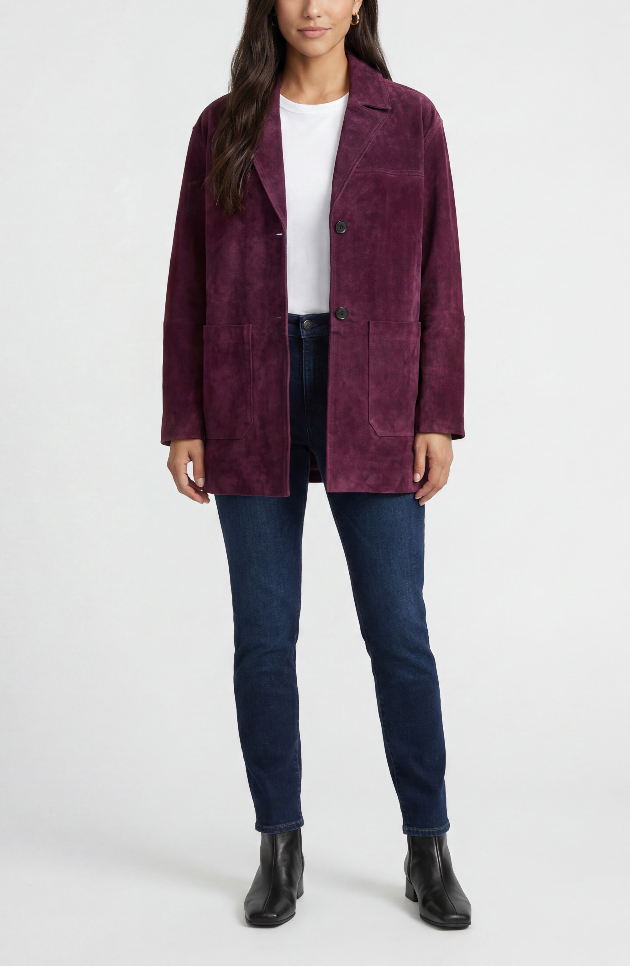 Женские куртки NVLT Patch Pocket Suede Jacket — фото 5