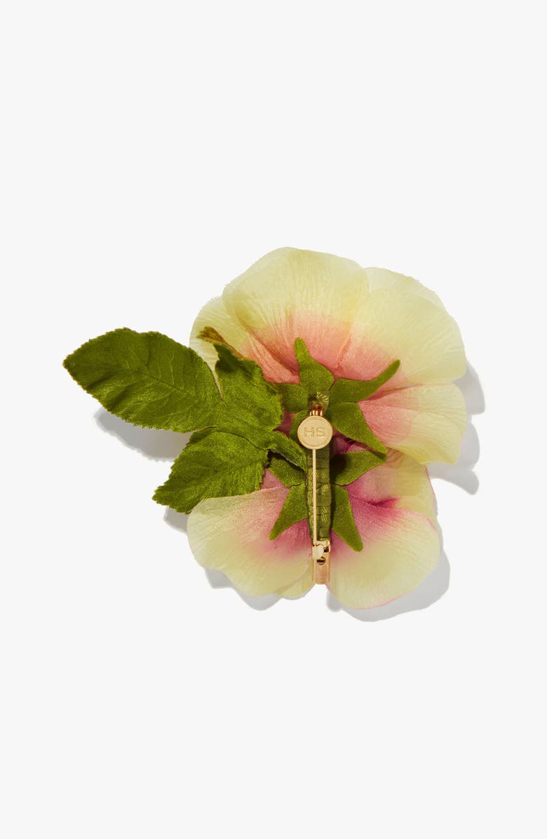 Helena Simon The Hellebore Floral Brooch, Alternate, color, Yellow