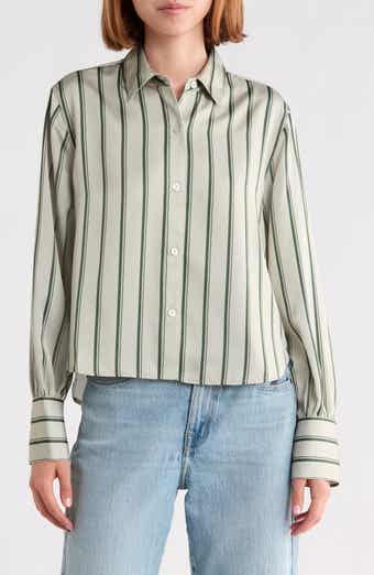 Andre Striped Satin Shirt