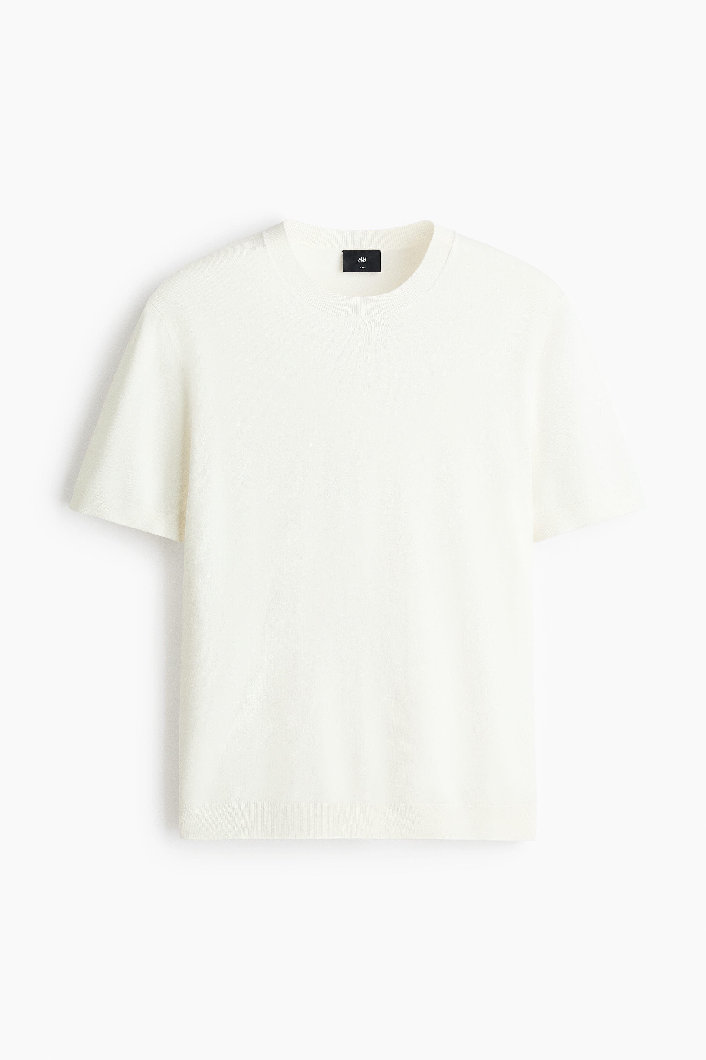 Slim Fit Knitted T-shirt - image 3