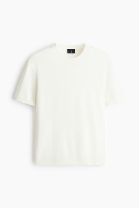 Slim Fit Knitted T-shirt