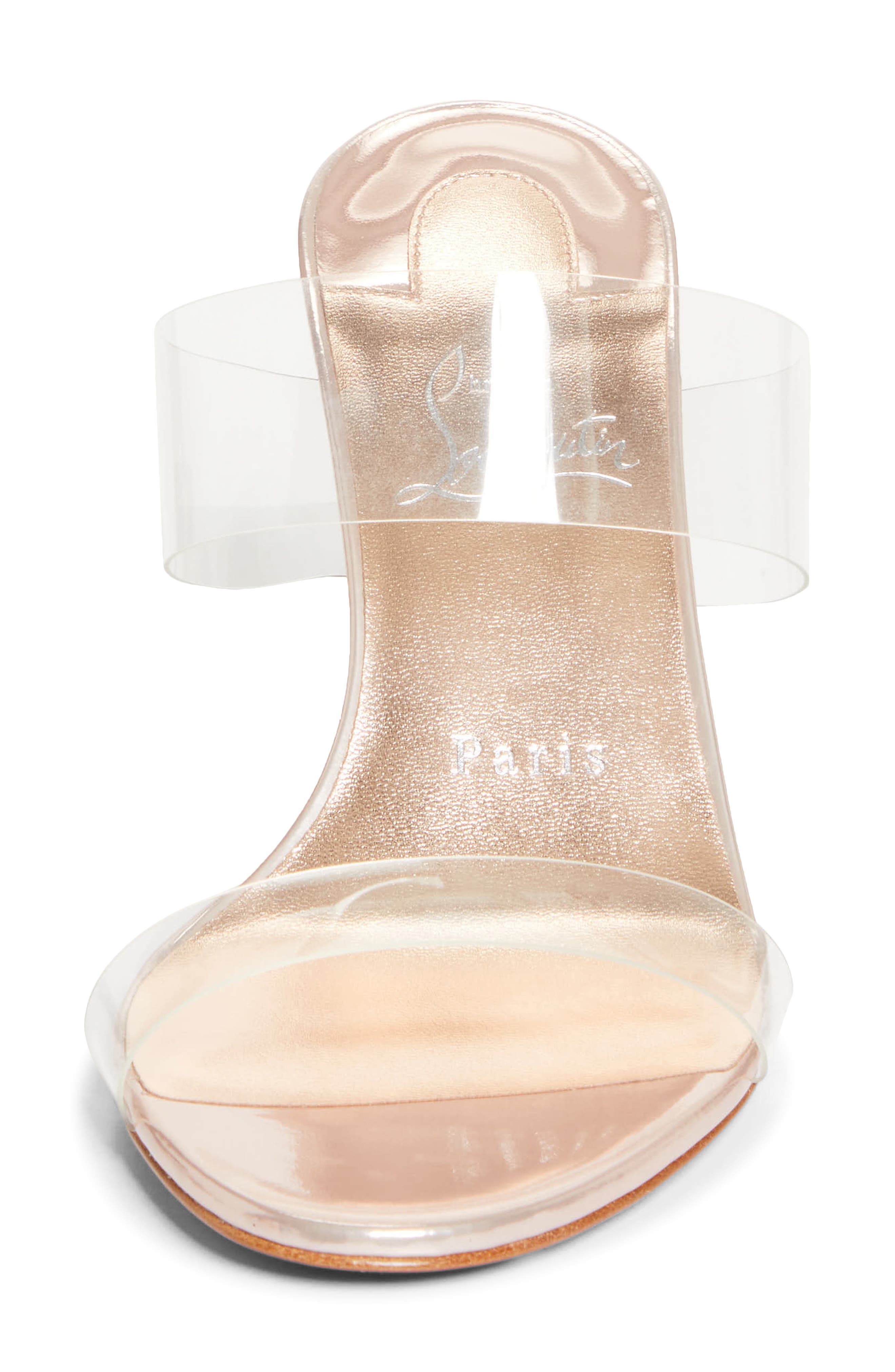 Christian Louboutin Just Nothing Sandal, Alternate, color, Leche/ Lin Leche