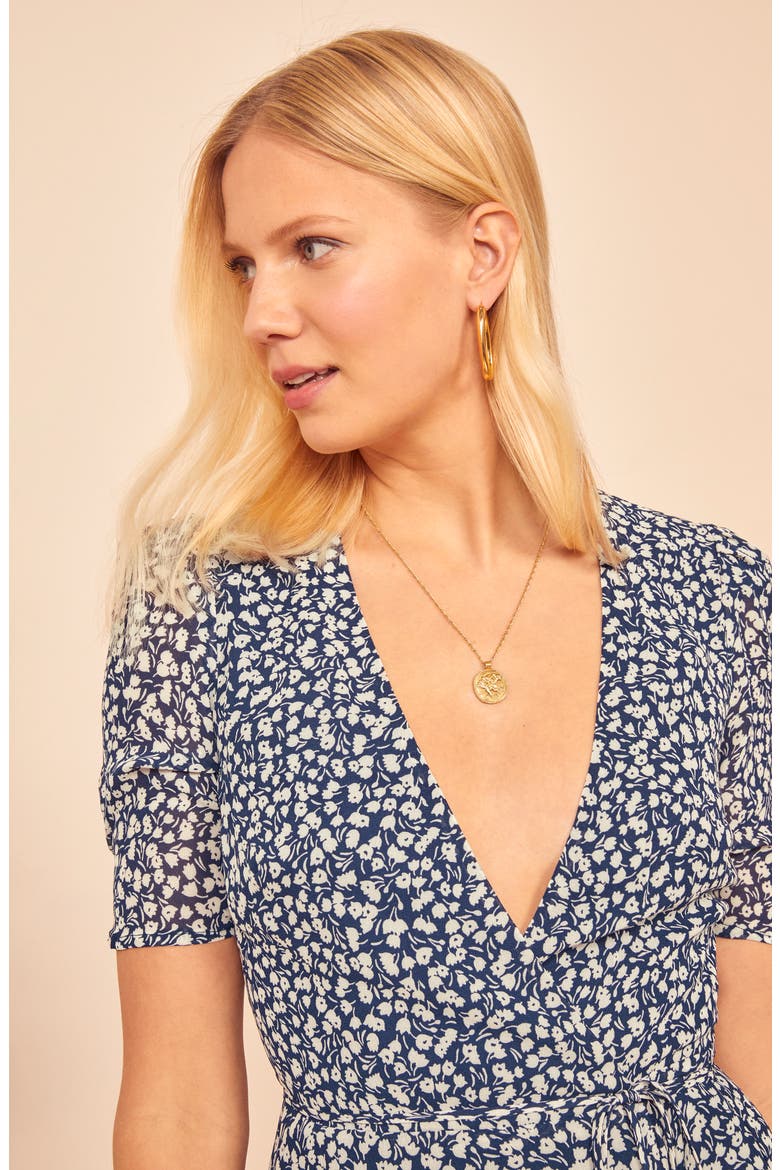 Lucky Wrap Minidress, Alternate, color, SOHO