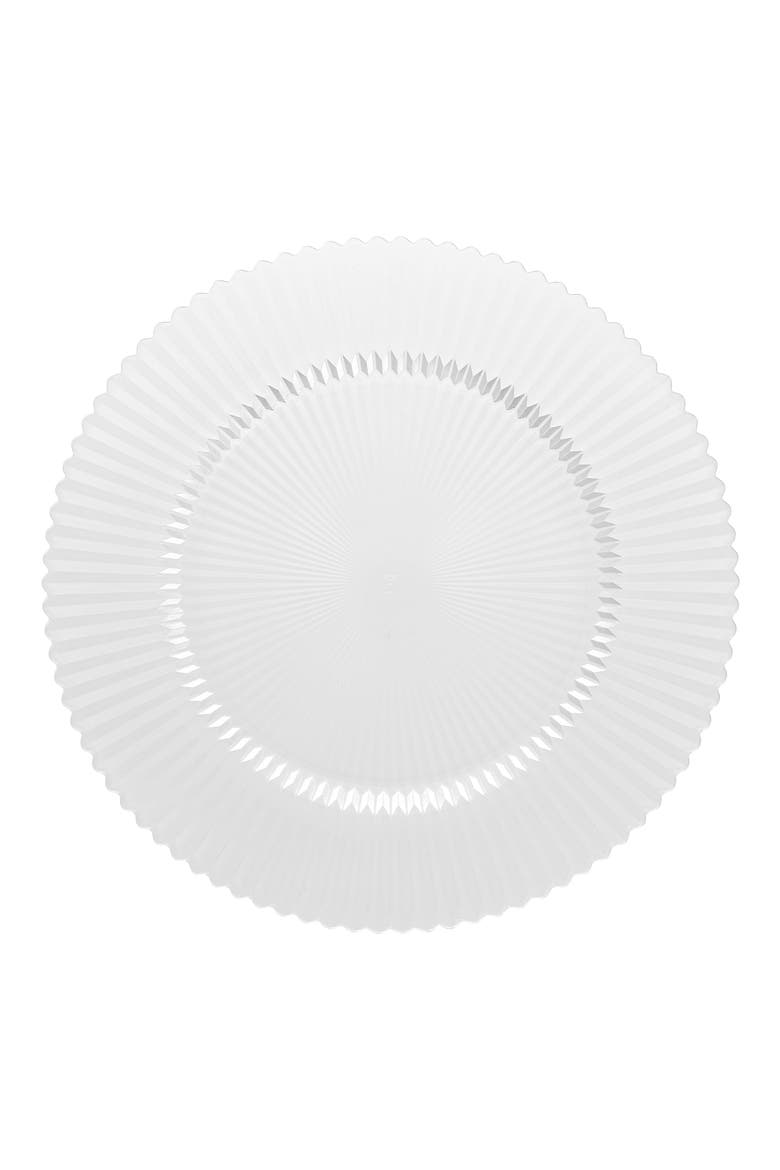Archie Set of 4 Charger Plates, Main, color, CLEAR