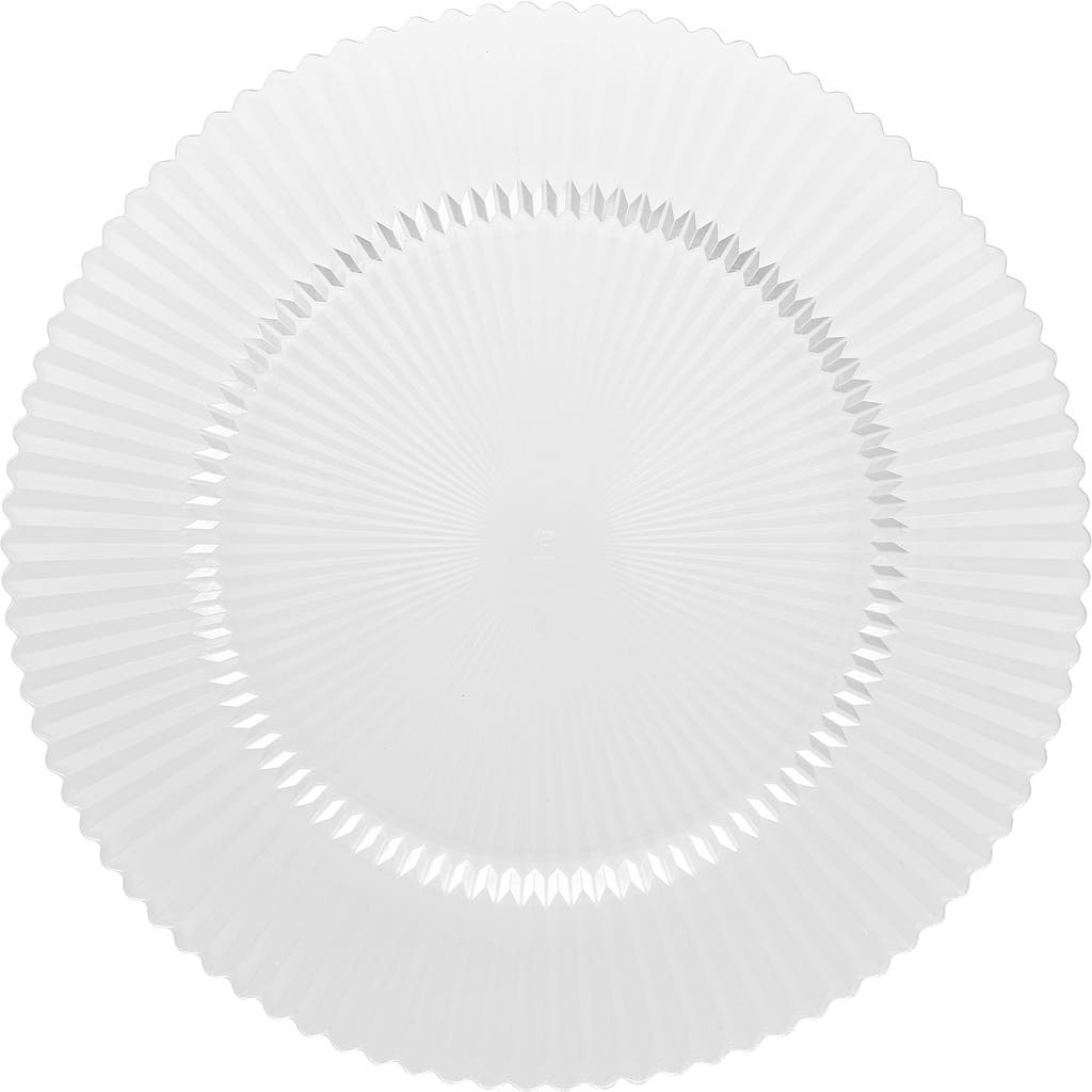 Fortessa Archie Set of 4 Charger Plates in Clear  product