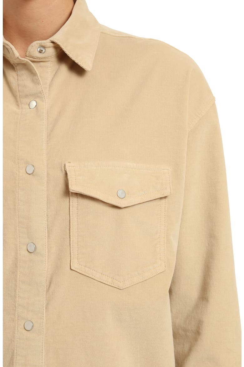 Livia Iris Cream Corduroy Shirt, Alternate, color, IRIS CREAM CORD