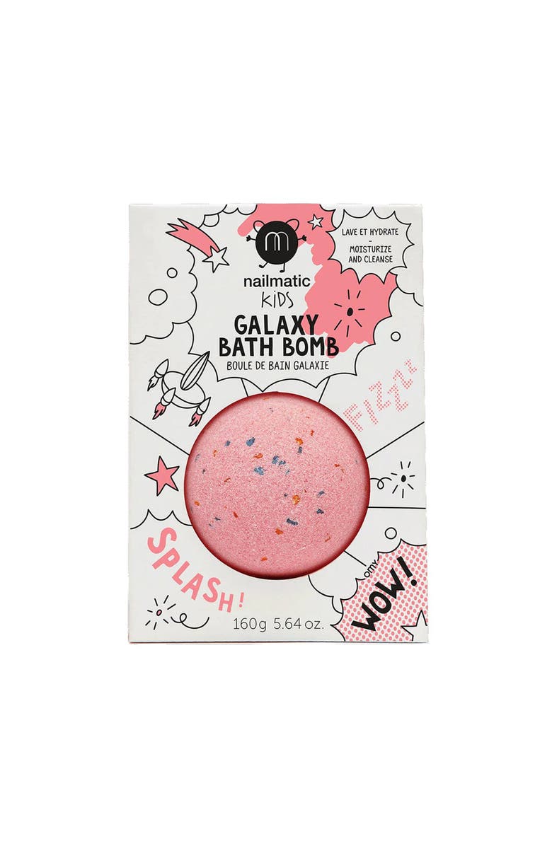 nailmatic Kids Bath Bomb, Main, color, Galaxy Redplanet Red Blue