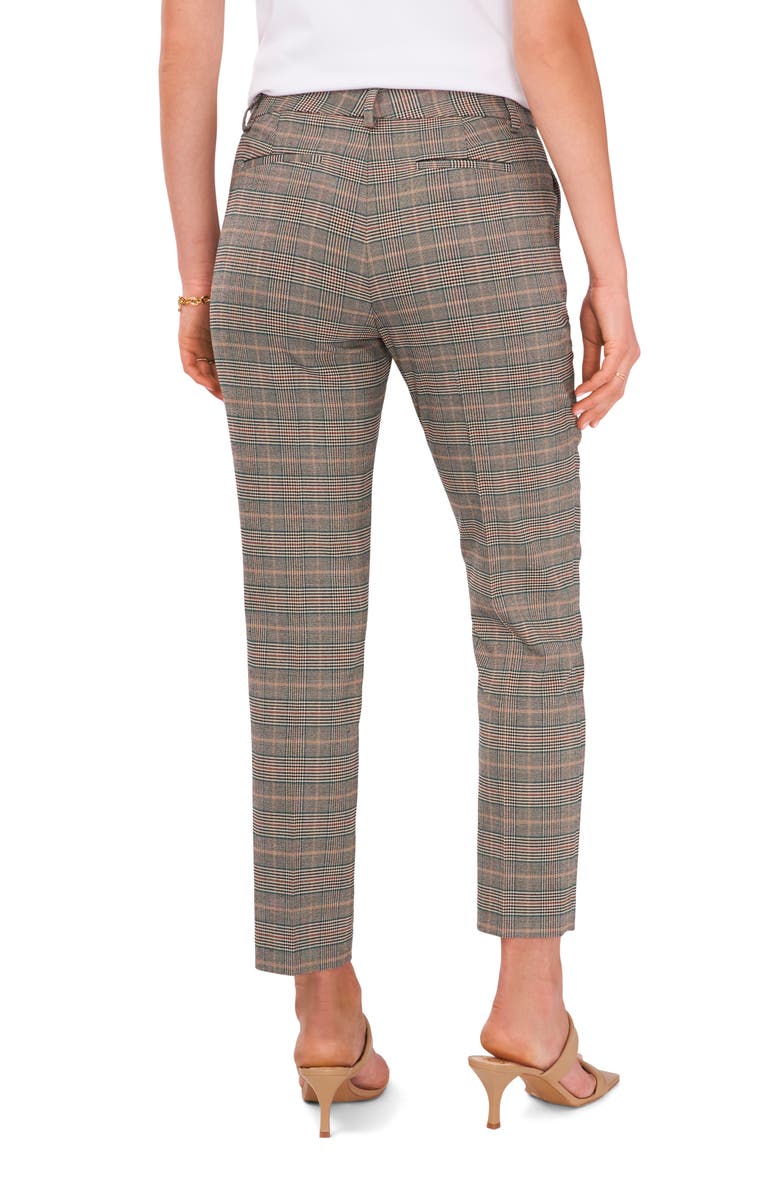 Vince Camuto Plaid Ankle Trousers, Alternate, color,