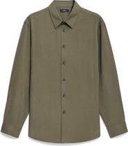 Theory Leaf Relaxed Button-Up Shirt