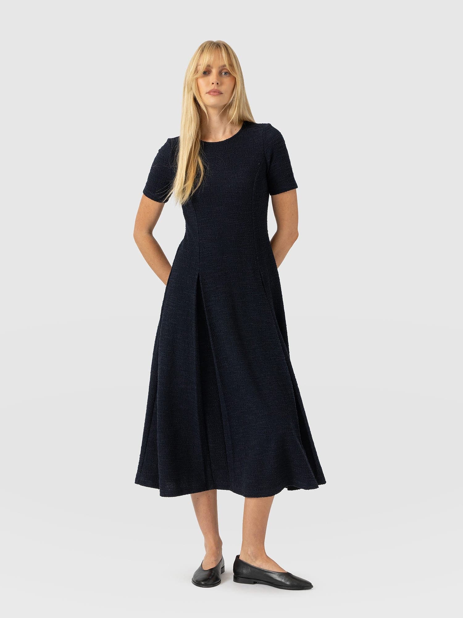 Navy Boucle