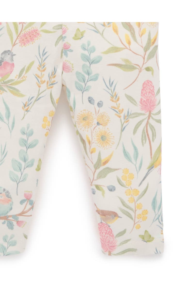 Purebaby 3 Piece Australiana Set with Headband, Alternate, color, Aviary Garden