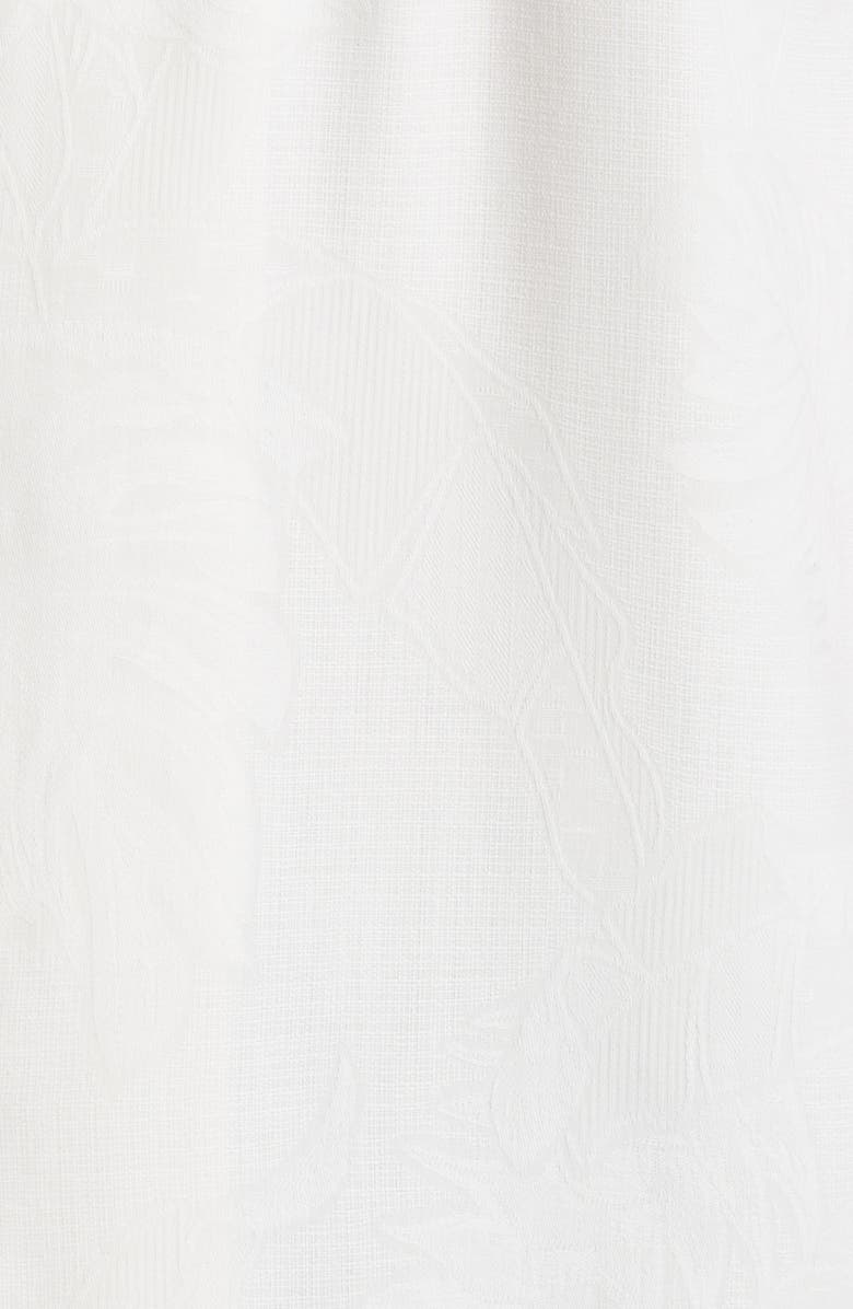 Tommy Bahama Across the Vine Embroidered Silk Camp Shirt, Alternate, color, 
