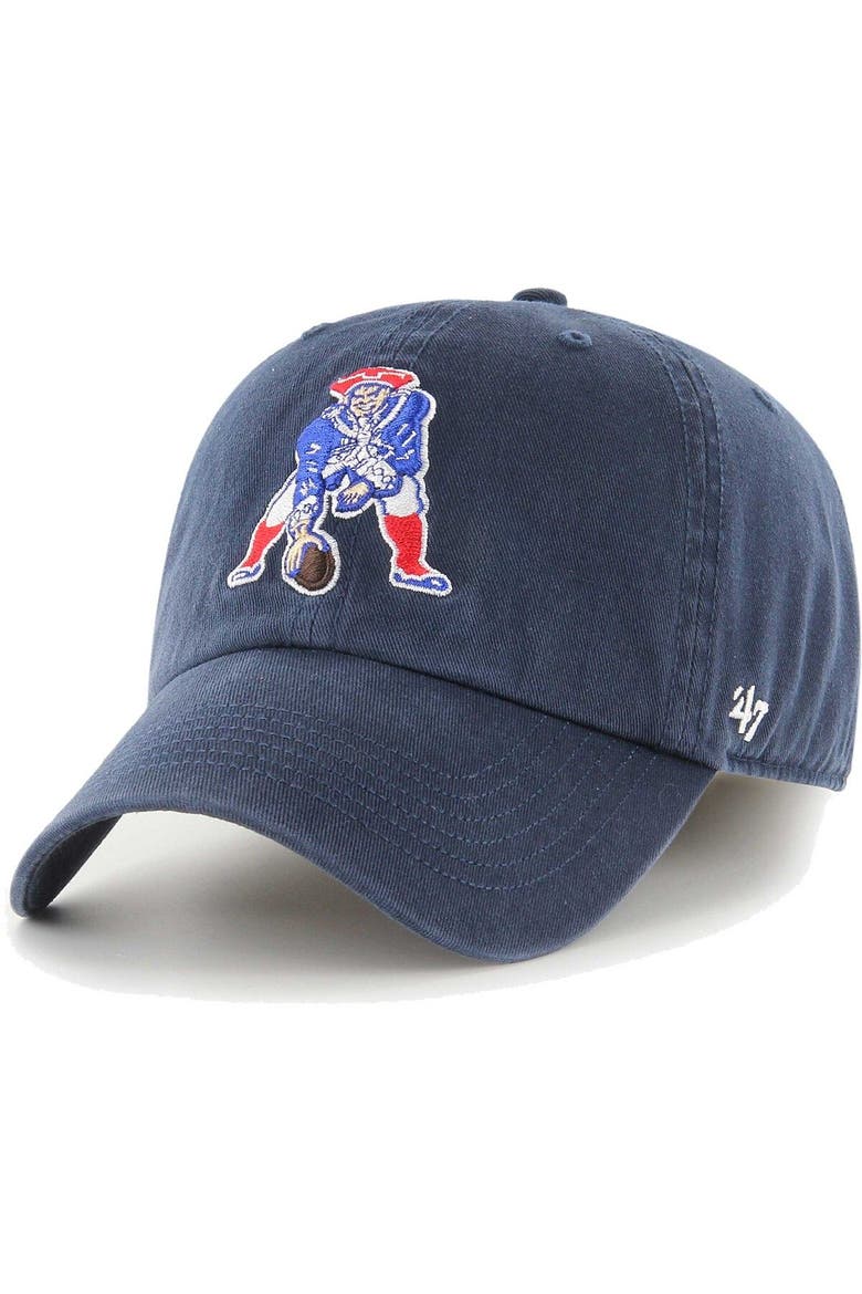 Men's '47 Navy New England Patriots Gridiron Classics Franchise Legacy Fitted Hat, Main, color, Navy