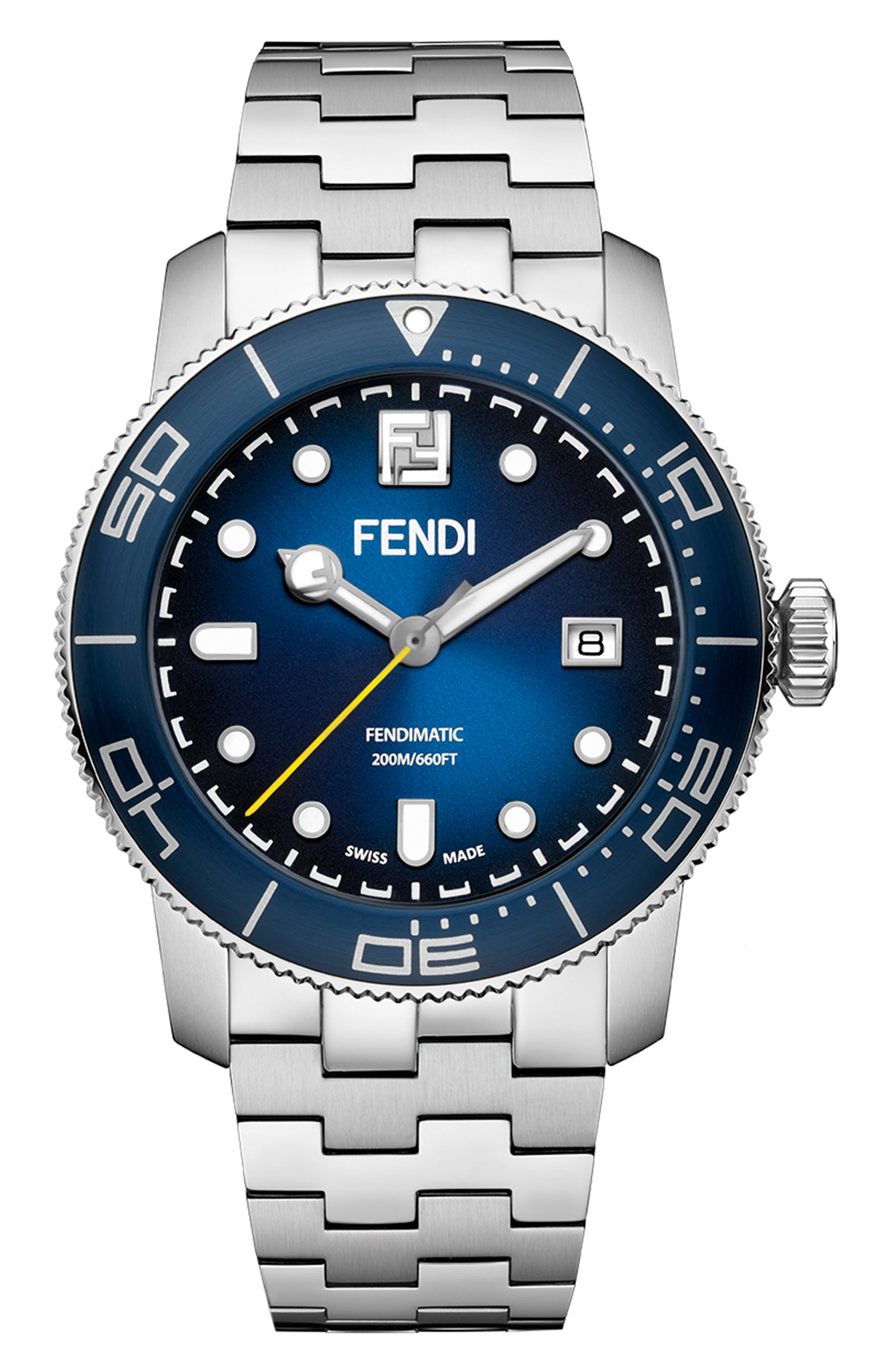 Fendi Automatic Bracelet Watch, 42mm