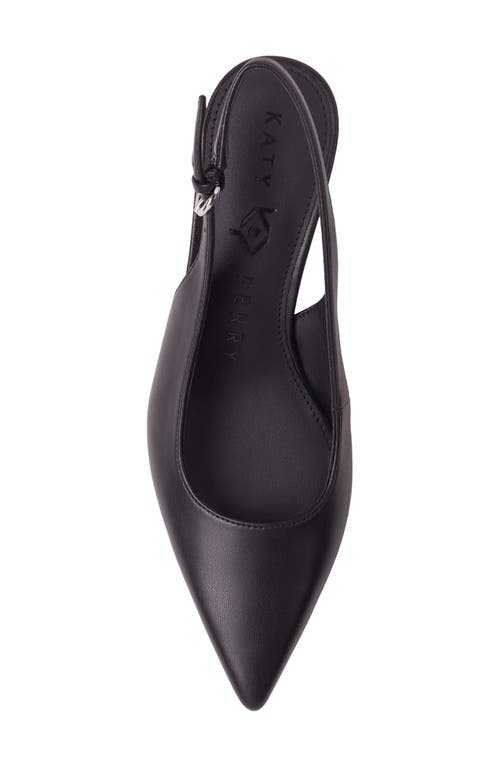 Katy Perry The Oceanview Pointed Toe Slingback Pump In Black