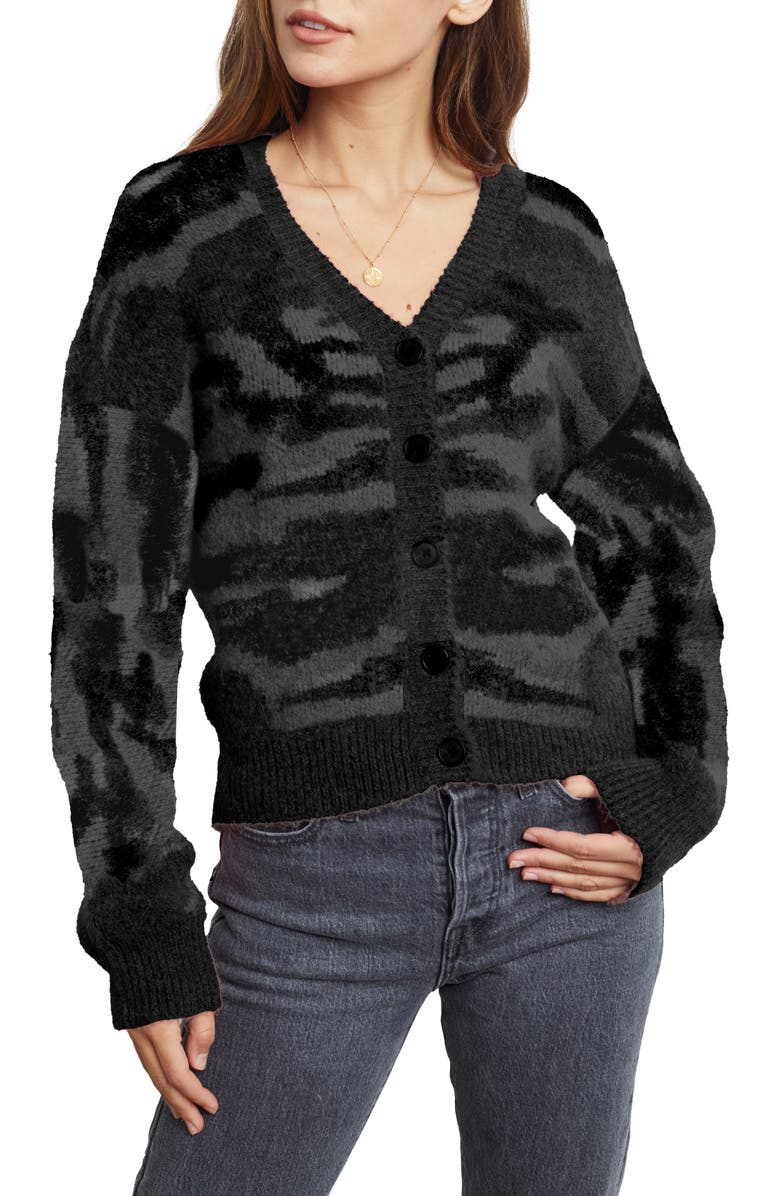 Rails Veronica Camo Cardigan, Main, color, 