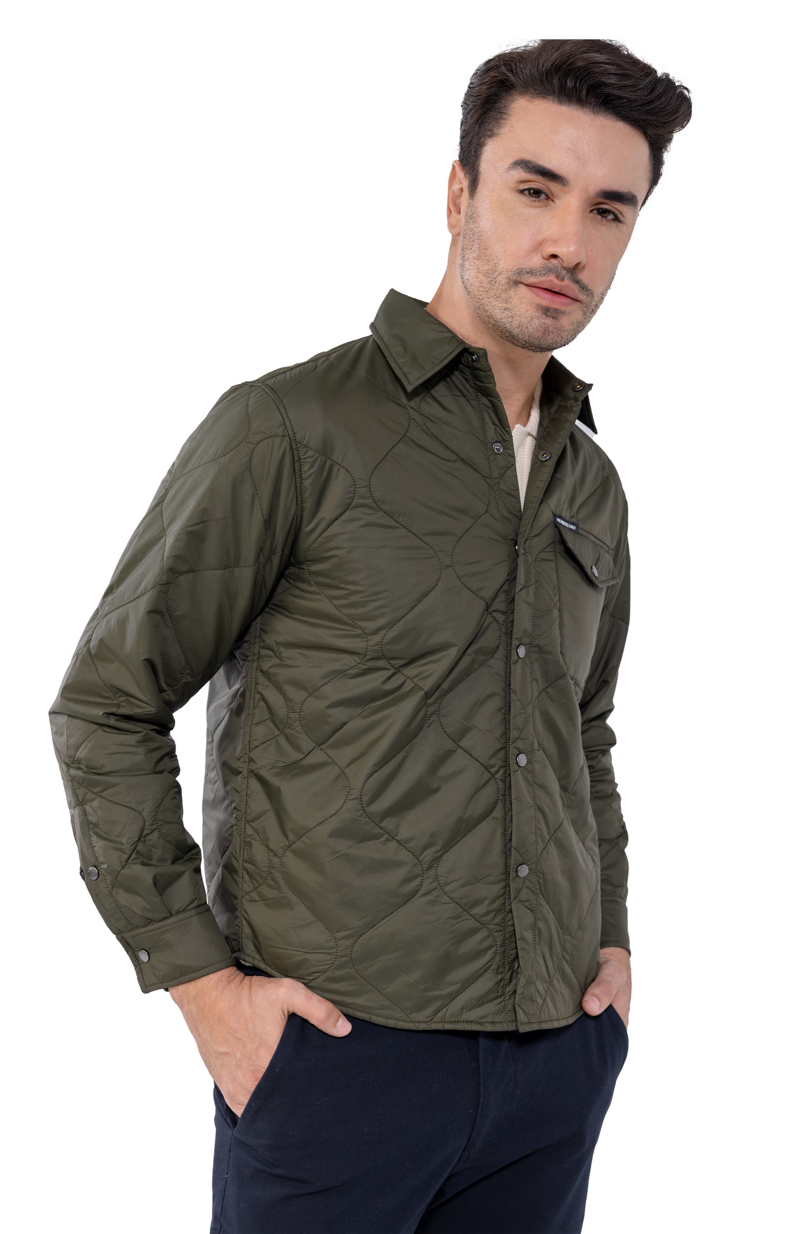 Quilted Shirt Jacket - image 4