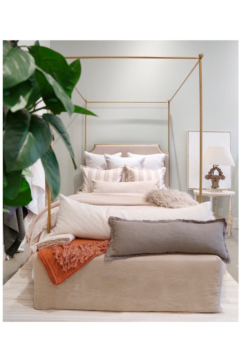 Laurel Accent Pillow, Alternate, color, PEBBLE