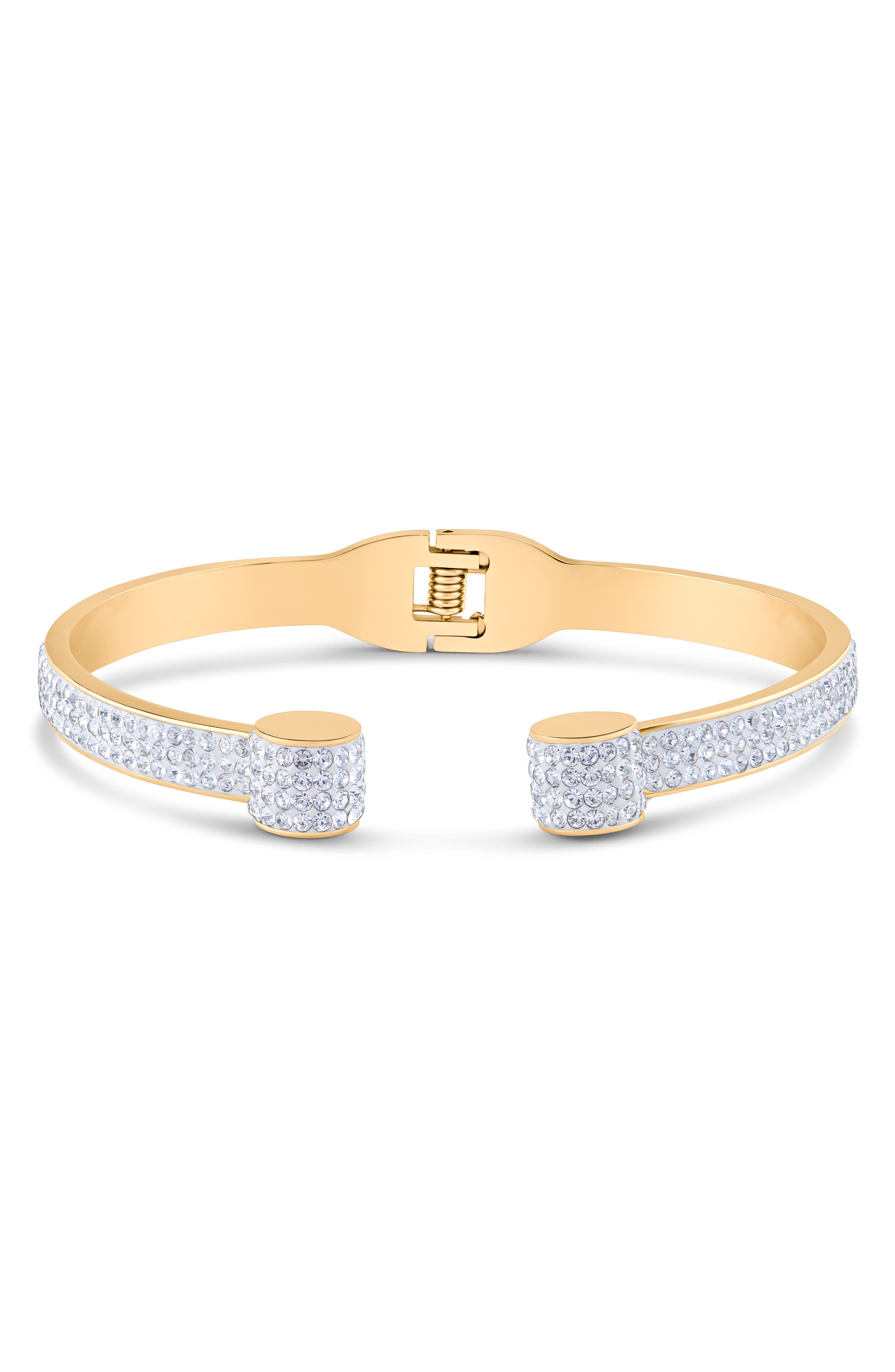 Pavé Crystal Hinge Bracelet