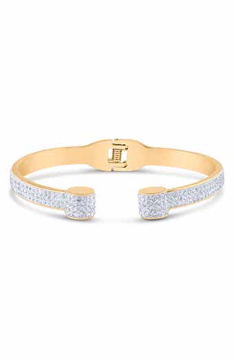 Pavé Crystal Hinge Bracelet