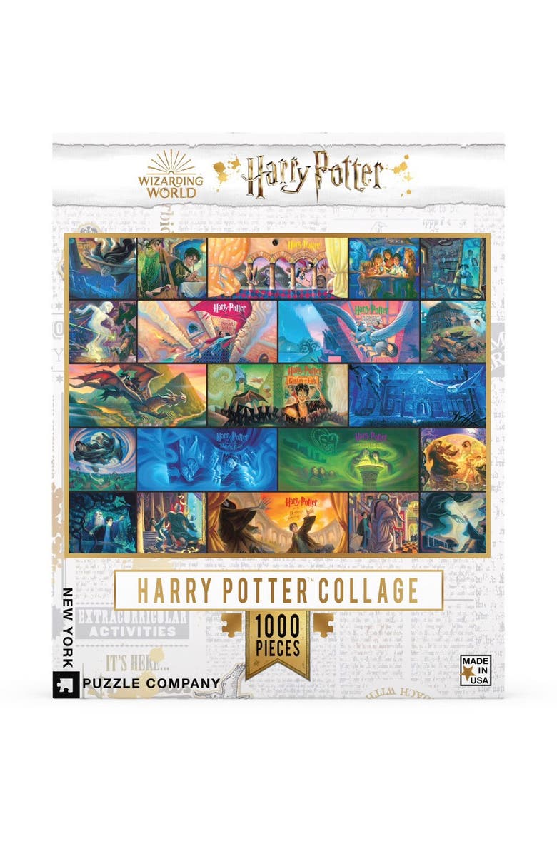 NEW YORK PUZZLE COMPANY Harry Potter Collage 1000 Piece Puzzle, Main, color, NO COLOR
