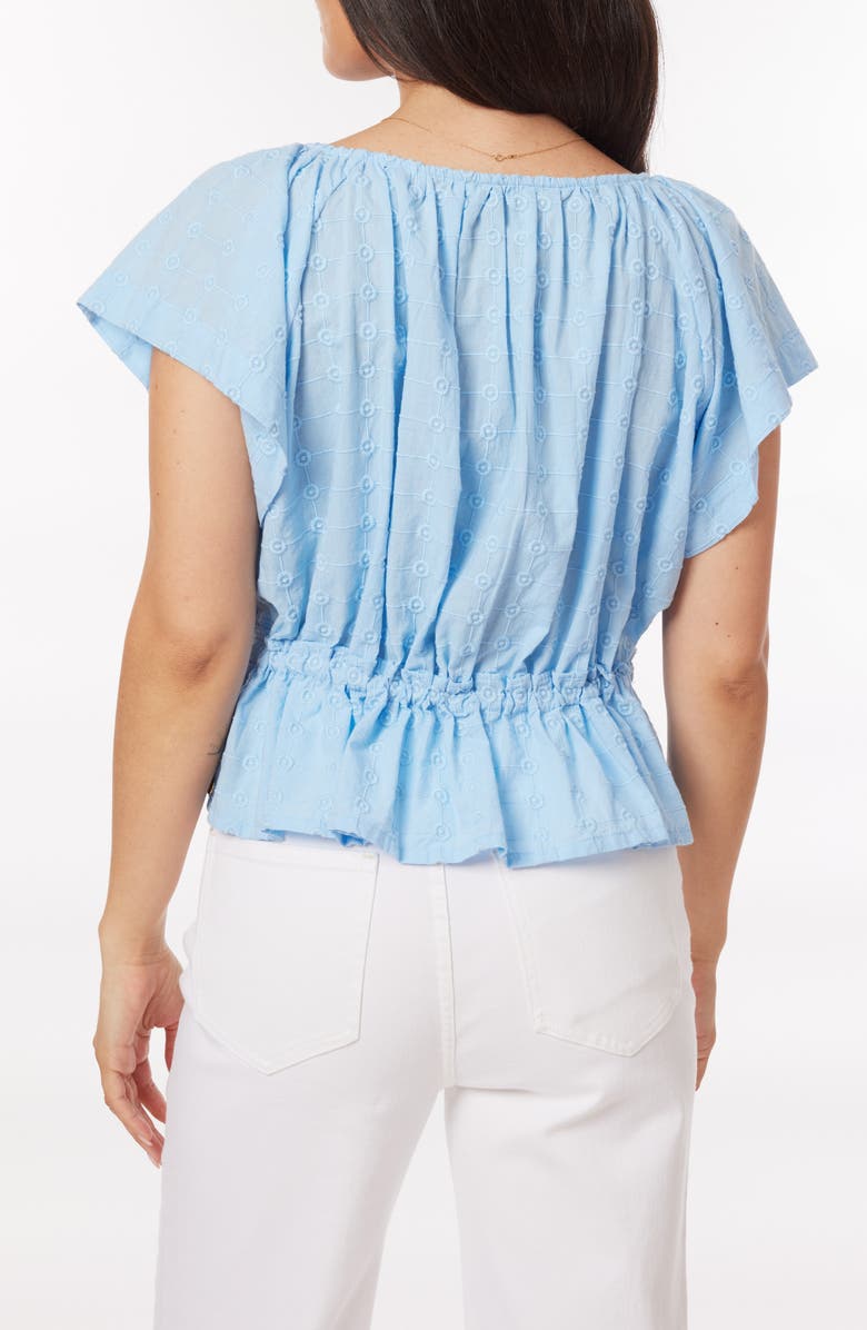 Scotch & Soda Broderie Tie Front Top, Alternate, color, 