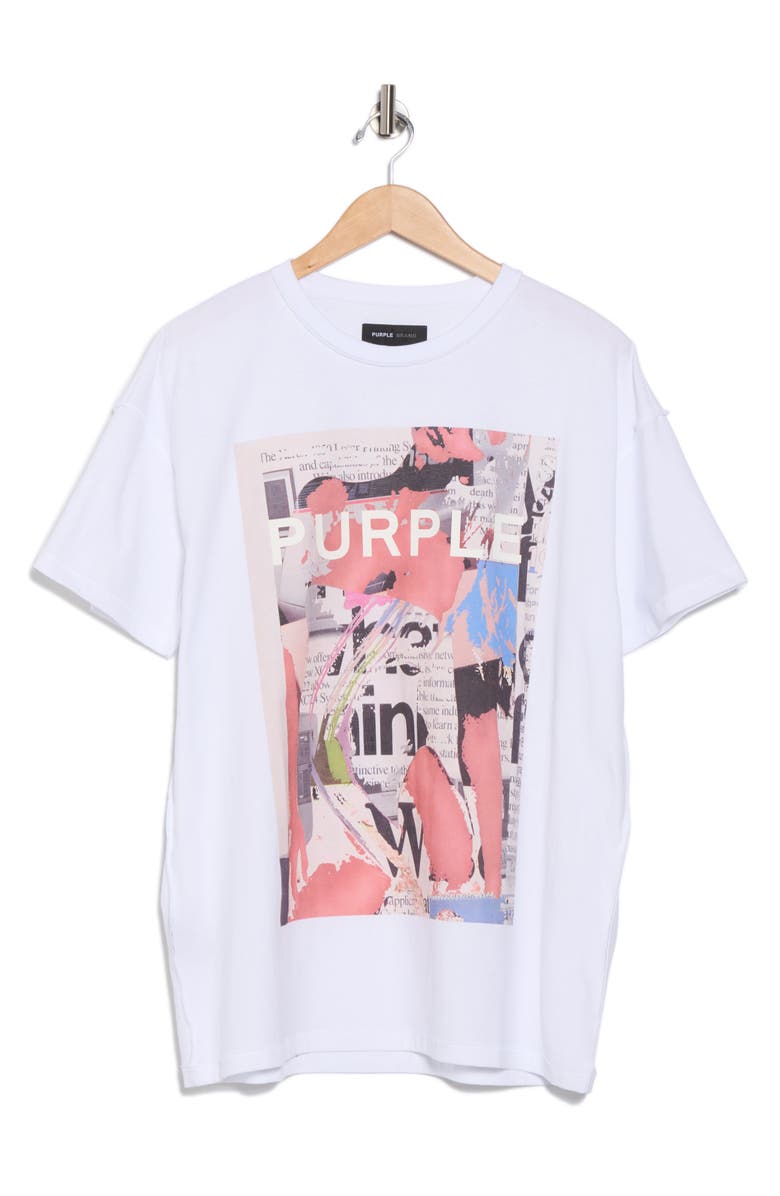 PURPLE BRAND Logo Art Graphic T-Shirt, Alternate, color,