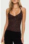 selected Brown / White Polka