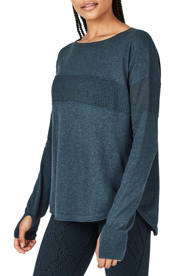 Position Sweater, Alternate, color, BEETLE BLUE MARL