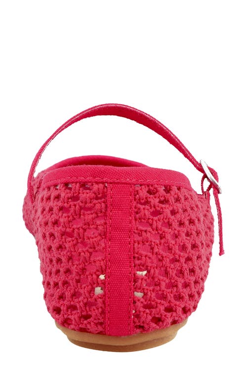 Mia Kora Mary Jane Flat In Red