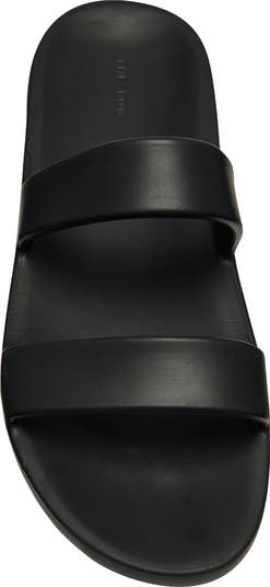 上品な足元★THE ROW Foam black rubber sandals Foam rubber sandals in black - The Row | Mytheresa