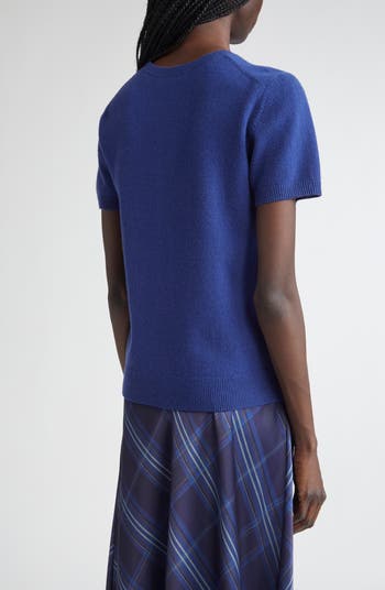 Short Sleeve Wool & Cashmere Sweater