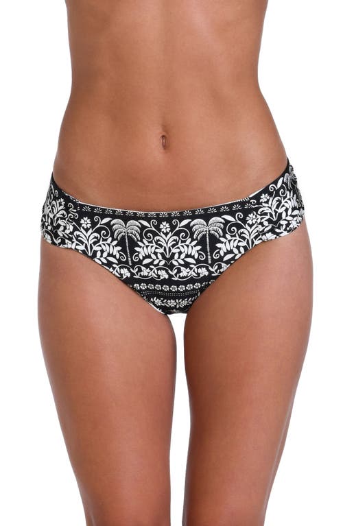 Sunshine 79 Coast Reversible Shirred Bikini Bottoms In White