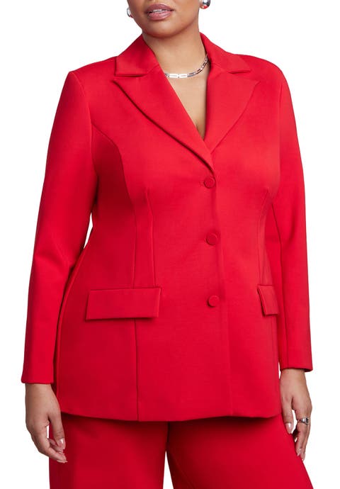 The Ultimate Stretch Nipped Waist Blazer (Plus)
