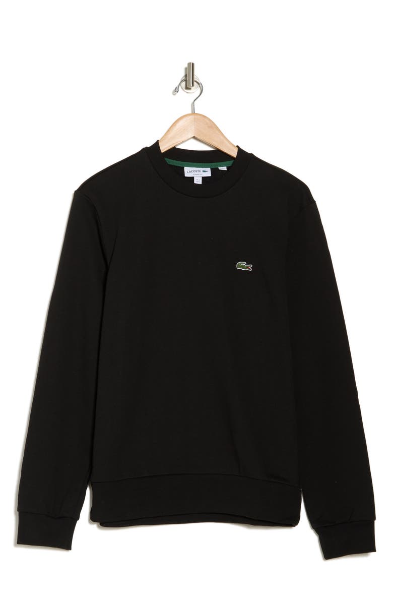 Lacoste Crewneck Fleece Pullover Sweatshirt, Alternate, color,