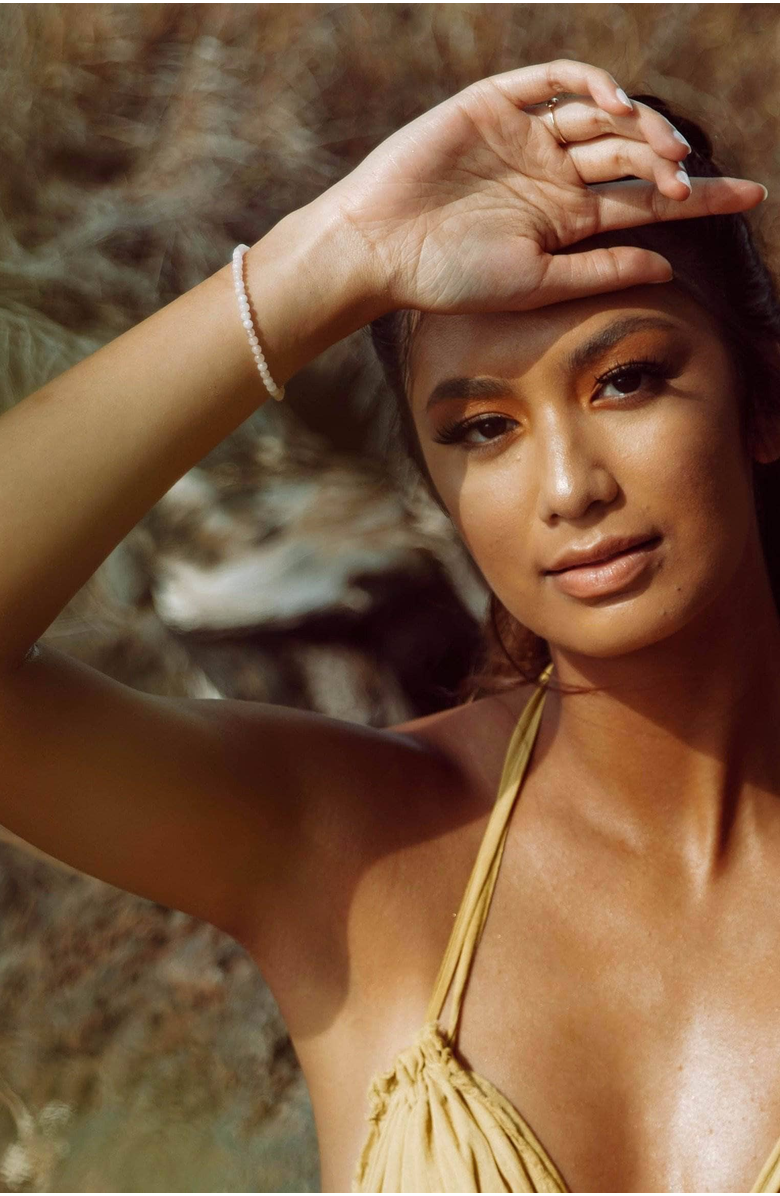 Tiny Rituals Moonstone Energy Bracelet, Alternate, color, Off-White