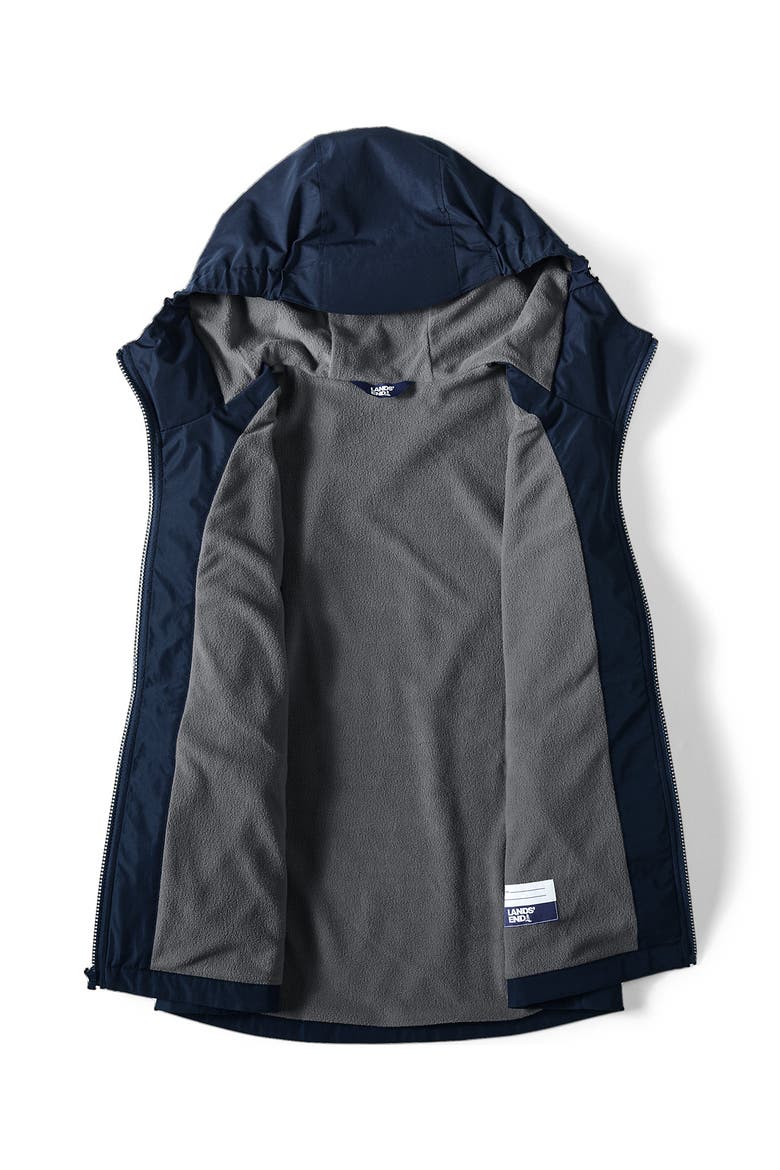 School Uniform  Rain Jacket, Alternate, color, Classic Navy