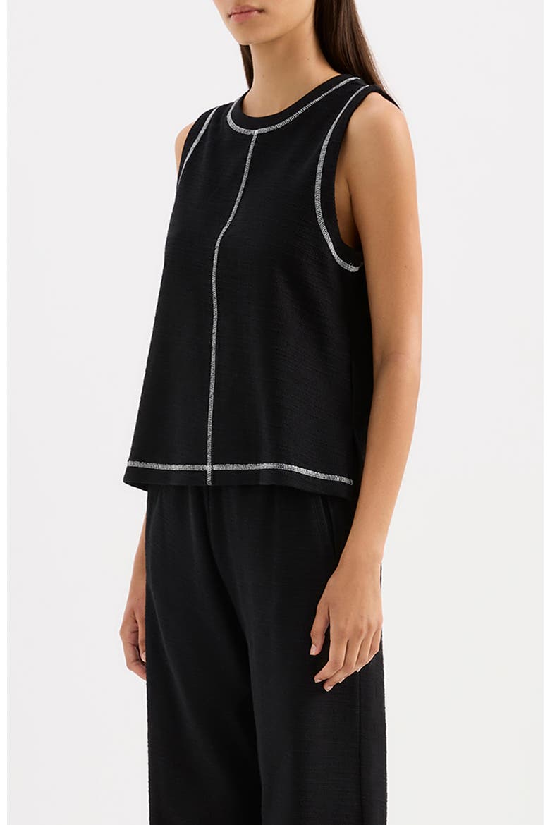 Sutton Tank Top, Alternate, color, Black