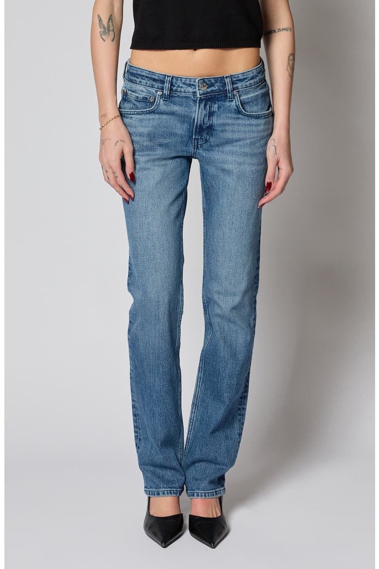 Lennon Low Waist Slim Straight Leg Jeans, Main, color, COLDWATER