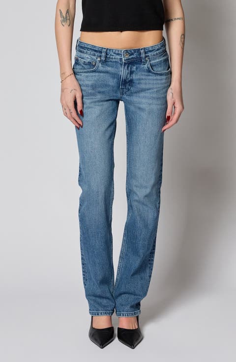 Lennon Low Waist Slim Straight Leg Jeans